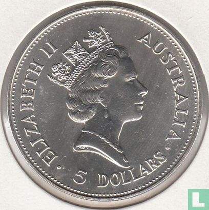 Australia 5 dollars 1990 "Kookaburra" - Image 2