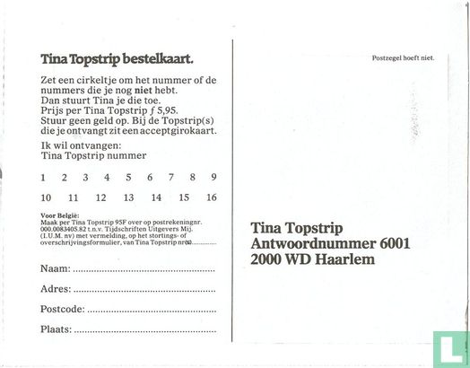 Sticker Tina Topstrip - Image 2