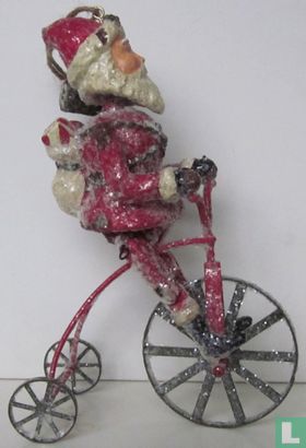 Driewieler met kerstman - Afbeelding 1