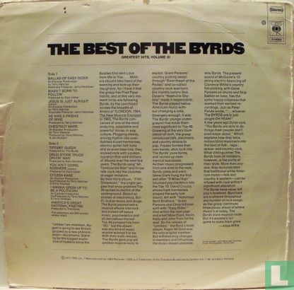 The Best of The Byrds - Greatest Hits, Volume III - Afbeelding 2