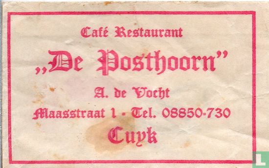 Café Restaurant "De Posthoorn" - Image 1