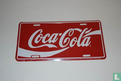 Coca-Cola Kentekenplaat
