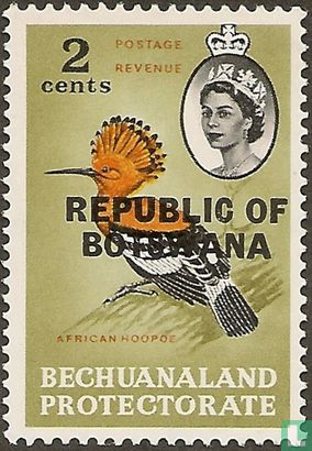 Briefmarken von Betschuanaland, mit Aufdruck