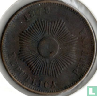 Pérou 2 centavos 1878 - Image 1