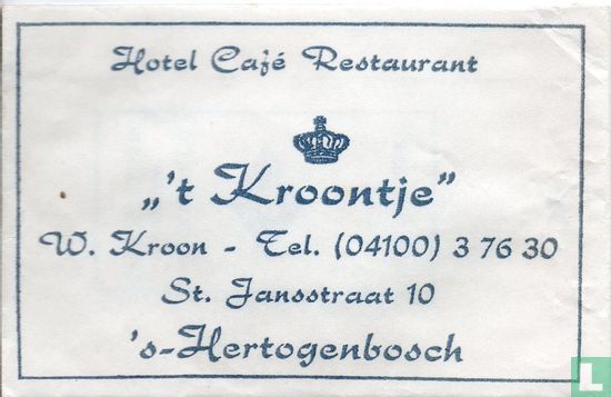 Hotel Café Restaurant " 't Kroontje" - Image 1