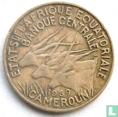 Equatoriaal-Afrikaanse Staten 10 francs 1969 - Afbeelding 1
