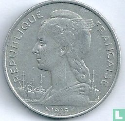 French Territory of the Afars and the Issas 5 francs 1975 - Image 1
