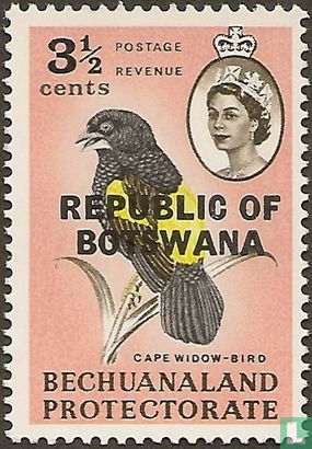 Briefmarken von Betschuanaland, mit Aufdruck