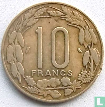 États d'Afrique centrale 10 francs 1983 - Image 2