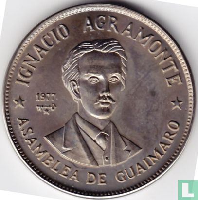 Kuba 1 Peso 1977 "Ignacio Agramonte" - Bild 1