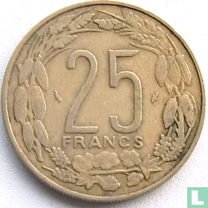 Central African States 25 francs 1984 - Image 2