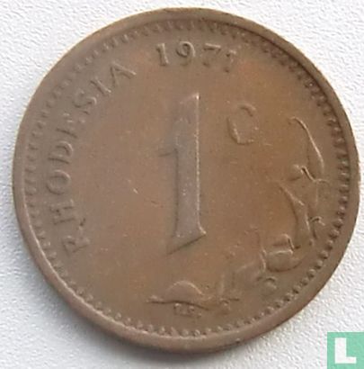 Rhodesië 1 cent 1971 - Afbeelding 1