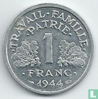 France 1 franc 1944 (sans lettre) - Image 1