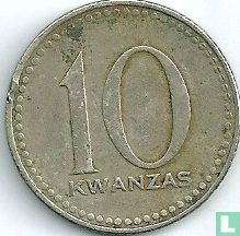 Angolais 10 kwanzas 1977 - Image 1