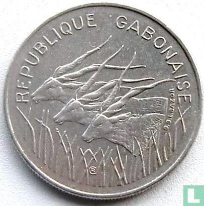 Gabon 100 francs 1975 - Afbeelding 2