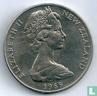 Nouvelle-Zélande 1 dollar 1969 "Bicentenary of Captain Cook's voyage" - Image 1