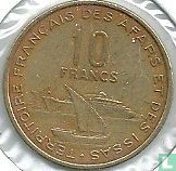 French Territory of the Afars and the Issas 10 francs 1975 - Image 2