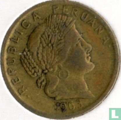 Peru 10 centavos 1963 - Afbeelding 1