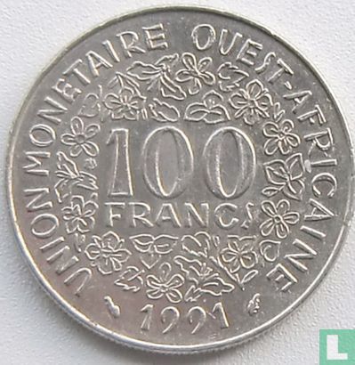 États d'Afrique de l'Ouest 100 francs 1991 - Image 1