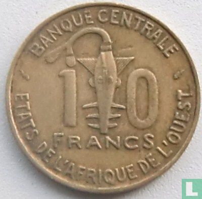 États d'Afrique de l'Ouest 10 francs 1992 "FAO" - Image 2