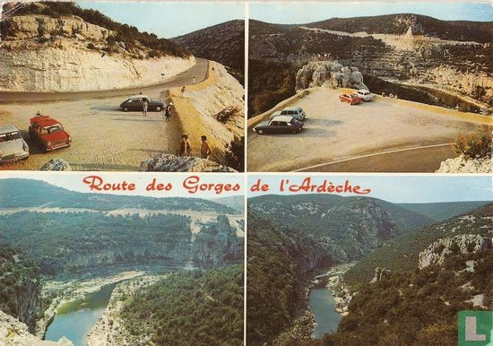 La route touristique des Gorges de l'Ardèche