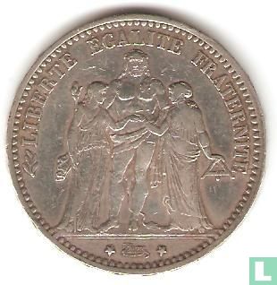France 5 francs 1874 (A) - Image 2