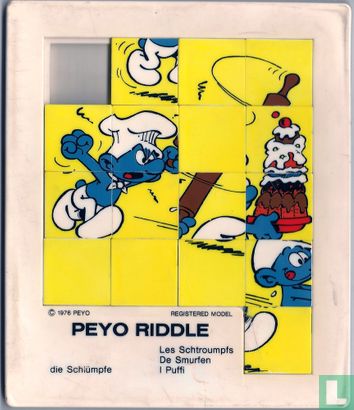 Peyo Riddle [geel]  - Image 1