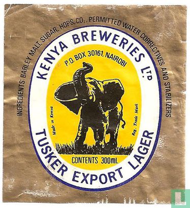 Tusker export lager