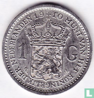 Netherlands 1 gulden 1910 - Image 1