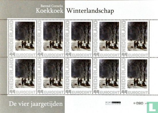 Barend Cornelis Koekkoek - Paysage d'hiver