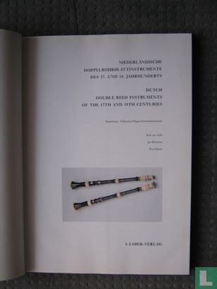 Dutch double reed instruments of the 17th and 18th centuries - Afbeelding 3