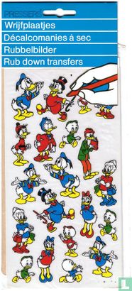 Wrijfplaatjes Donald Duck - Afbeelding 1