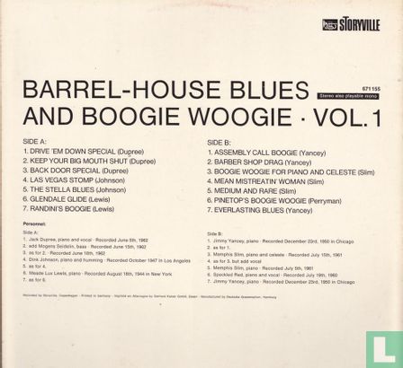 Barrelhouse blues and boogie woogie Vol. 1 - Afbeelding 2