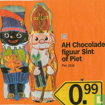 AH Chocoladefiguur Sint of Piet