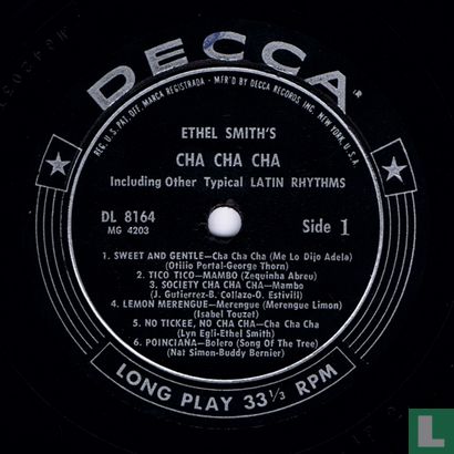 Ethel Smith's Cha Cha Cha Album - Image 3