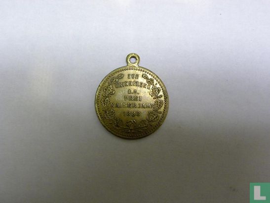 Duitsland Penning / Medaille 1888 - Image 2