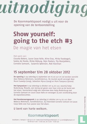 Uitnodigingskaart Show yourself: going to the etch #3 - Image 2