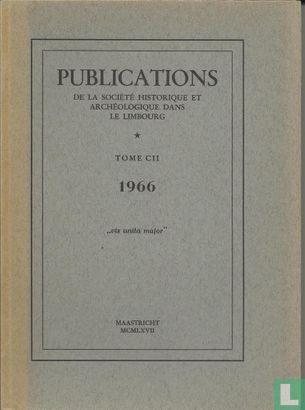 Publications de la société historique et archéologique dans le Limbourg - Image 1