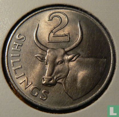 Gambie 2 shillings 1966 - Image 2