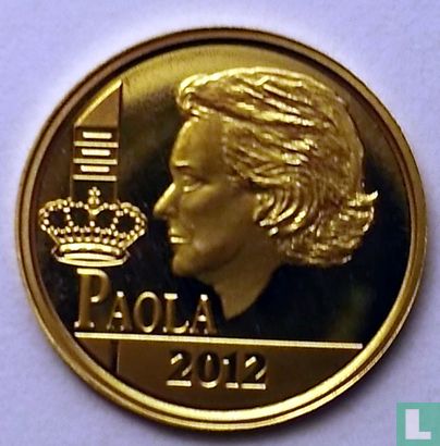België 12½ euro 2012 (PROOF) "Paola" - Afbeelding 1