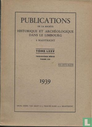 Publications de la société historique et archéologique dans le Limbourg - Image 1