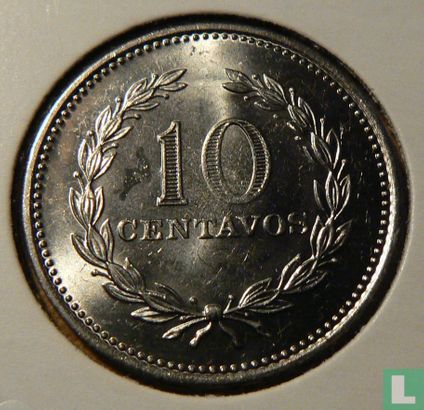 El Salvador 10 centavos 1975 - Image 2