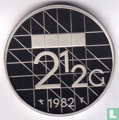 Niederlande 2½ Gulden 1982 (PP) - Bild 1