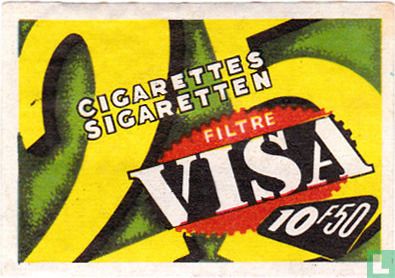 Cigarettes Filtre Visa 10F50