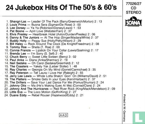 24 Jukebox Hits of the 50's & 60's - Afbeelding 2