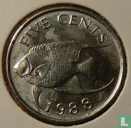 Bermudes 5 cents 1988 - Image 1