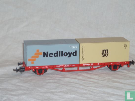 Containerwagen DB Cargo "Nedlloyd", "Msc"  - Bild 1