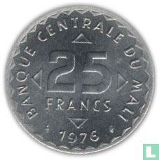 Mali 25 Franc 1976 - Bild 1