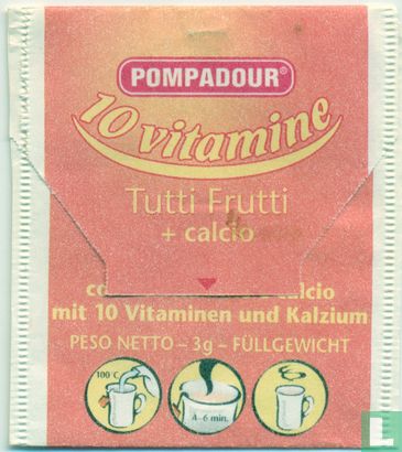 10 Vitamine Tutti Frutti +calcio - Afbeelding 2