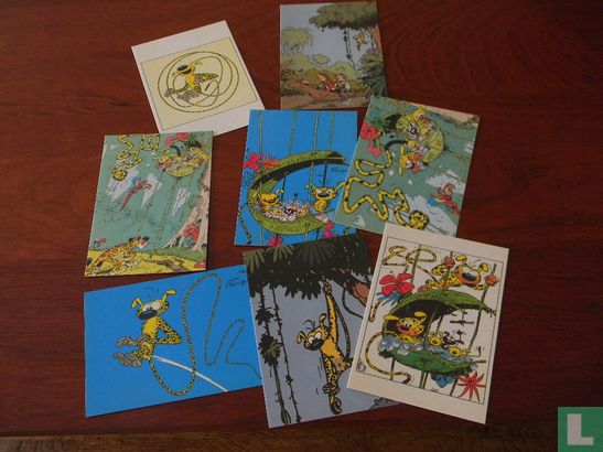 Marsupilami postcards portfolio met 8 kaarten - Bild 3